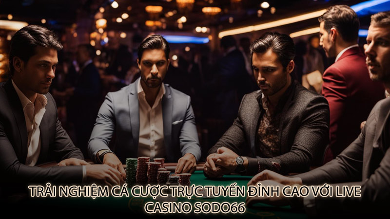 Trải nghiệm cá cược trực tuyến đỉnh cao với Live Casino sodo66